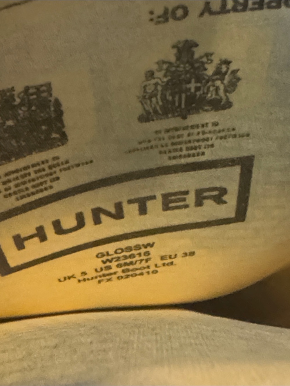 Hunter Teal Tall Women's Rain Boots - Picture 9 of 11